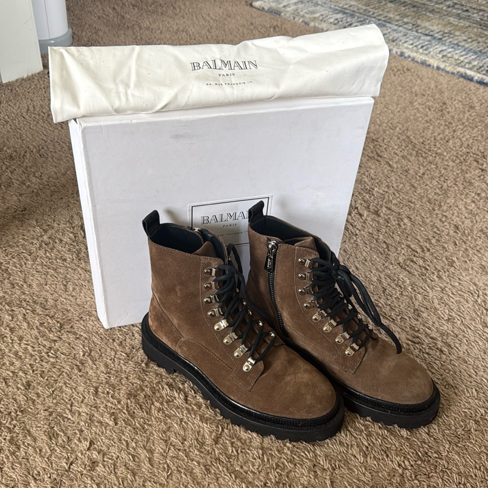 BALMAIN Paris Army Urban Boot - Size 41